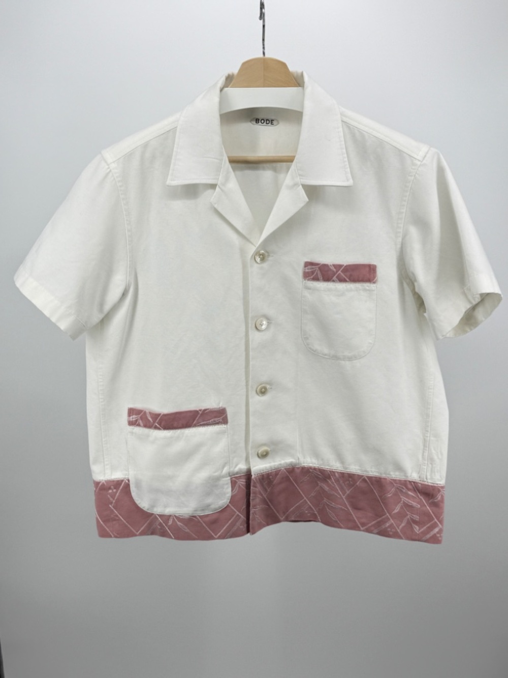 Bode Cotton Twill Louis Shirt